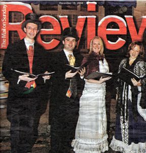 Hartley Voices Christmas Carol Singers Mail on Sunday Review 2004