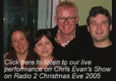 The Chris Evans Show Christmas Singers for Hire