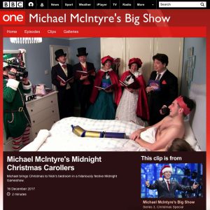 Hilarious feature on Michael McIntyre's Midnight Gameshow Christmas Special 2017!