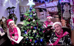 Virtual Live Stream Christmas Carollers hire